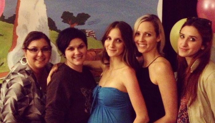 Emily Frlekin and her four sisters.